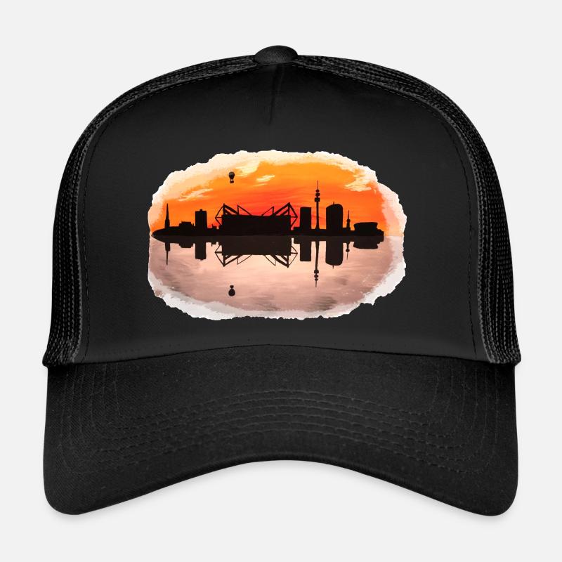 Skyline Dortmund Casquette trucker 