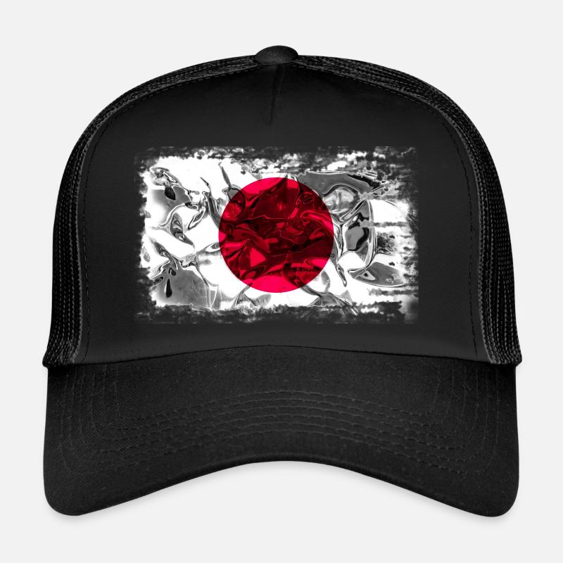 fond avec drapeau du Japon Casquette trucker 