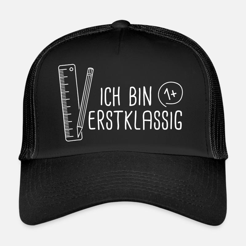 Schule Schulanfang erster Tag erstklassig Anfänger Trucker Cap