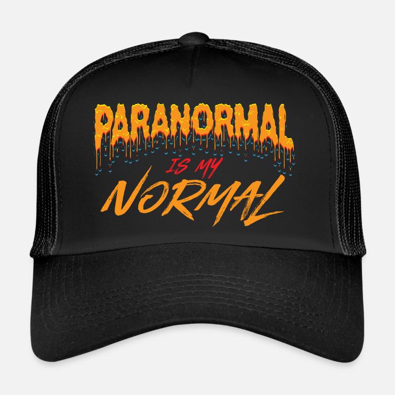 PARANORMAL INVESTIGATOR / GHOST HUNTER: My Normal - Trucker Cap - Schwarz/Schwarz