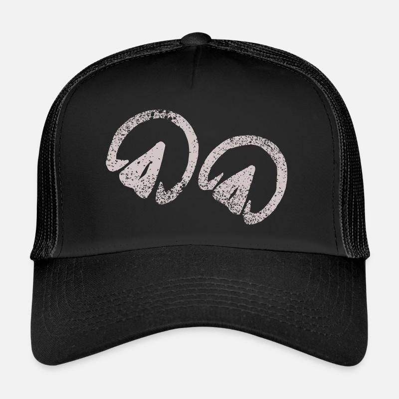 Barhuf chevaux Empreintes de sabots Drôles d’idée cadeau Casquette trucker 