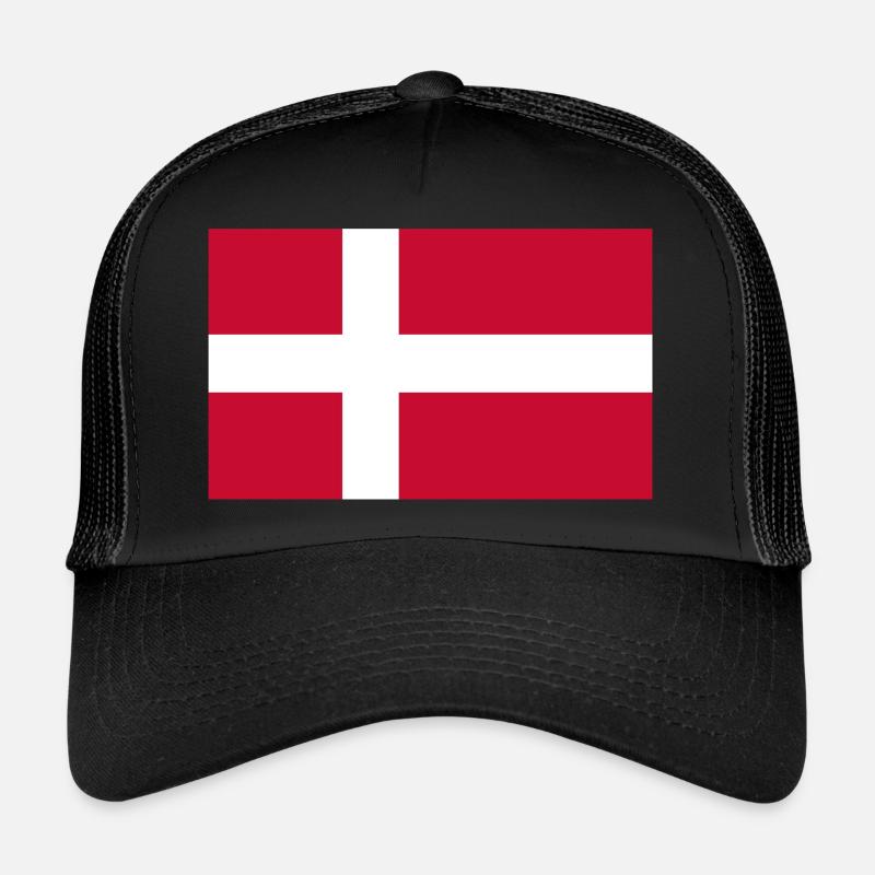 Danemark Drapeau Casquette trucker 
