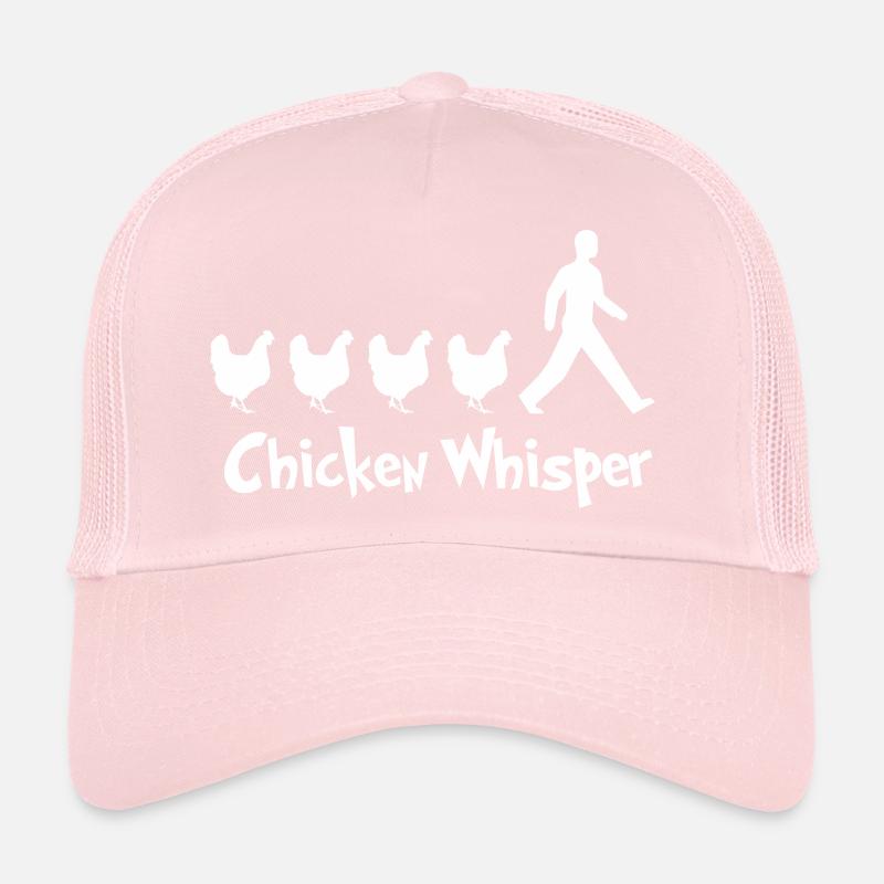 chicken whisper funny chicken design Trucker Cap