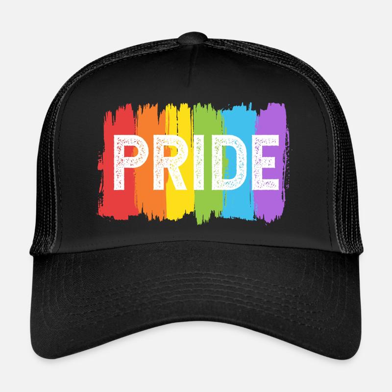 Pride Rainbow LGBT LGBTQ Flag Trucker Cap