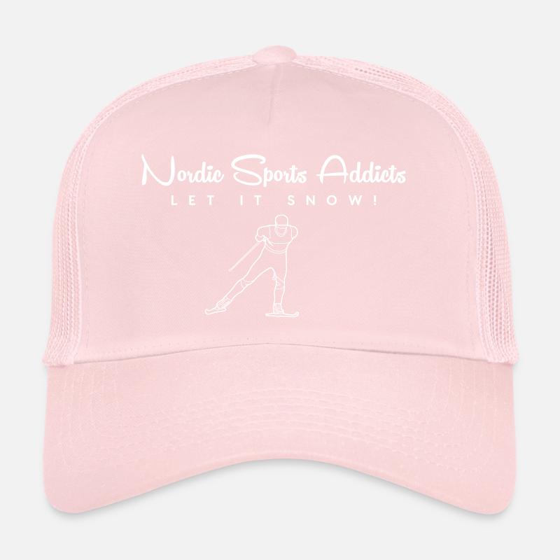 XC Ski 01 - Logo - blanc Casquette trucker 