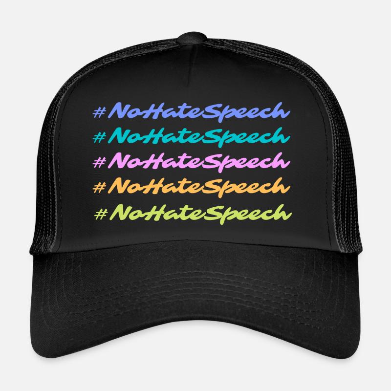 #NoHateSpeeche Casquette trucker 