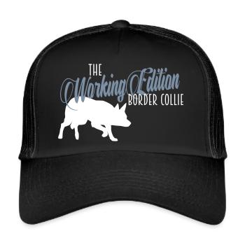 The Working Edition Border Collie - Trucker Cap - Schwarz/Schwarz - Vorne