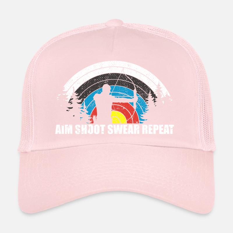 Fun archery archer bowhunting bow hunting Trucker Cap