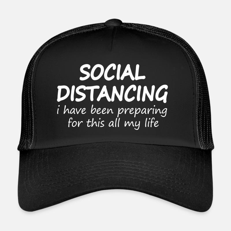 Soziale Distanzierung Trucker Cap