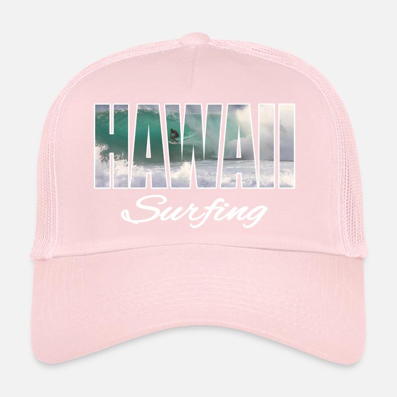hawaii surfing Trucker Cap