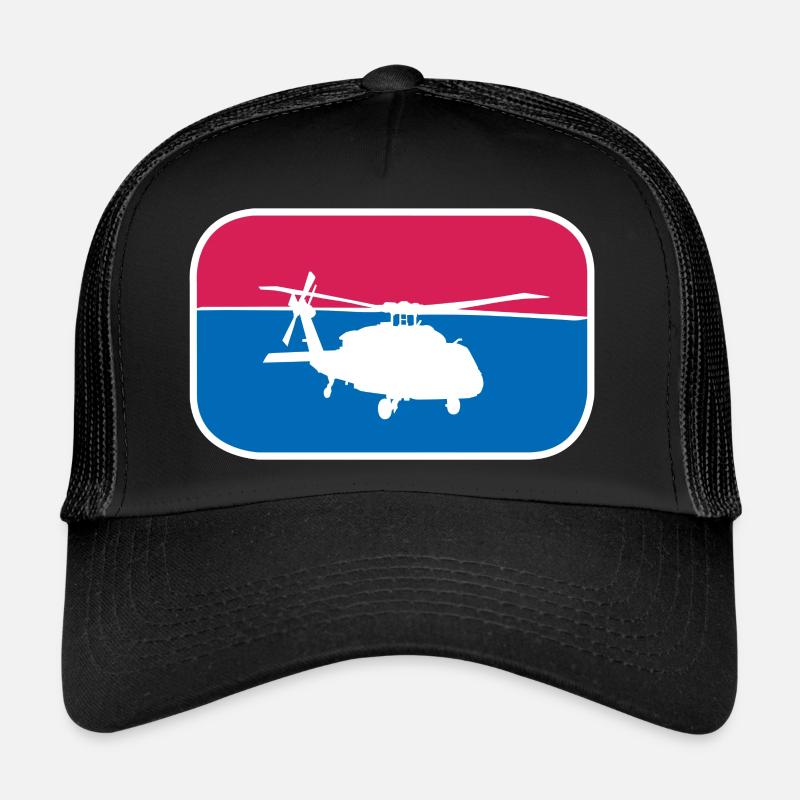 Helikopter Pilot Armee Bundeswehr Militär Geschenk Trucker Cap