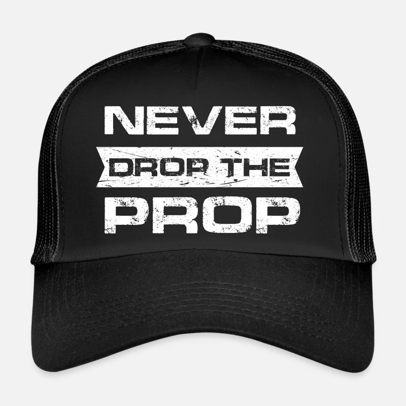 ne laissez jamais tomber l’accessoire Design pour un backstage Casquette trucker 