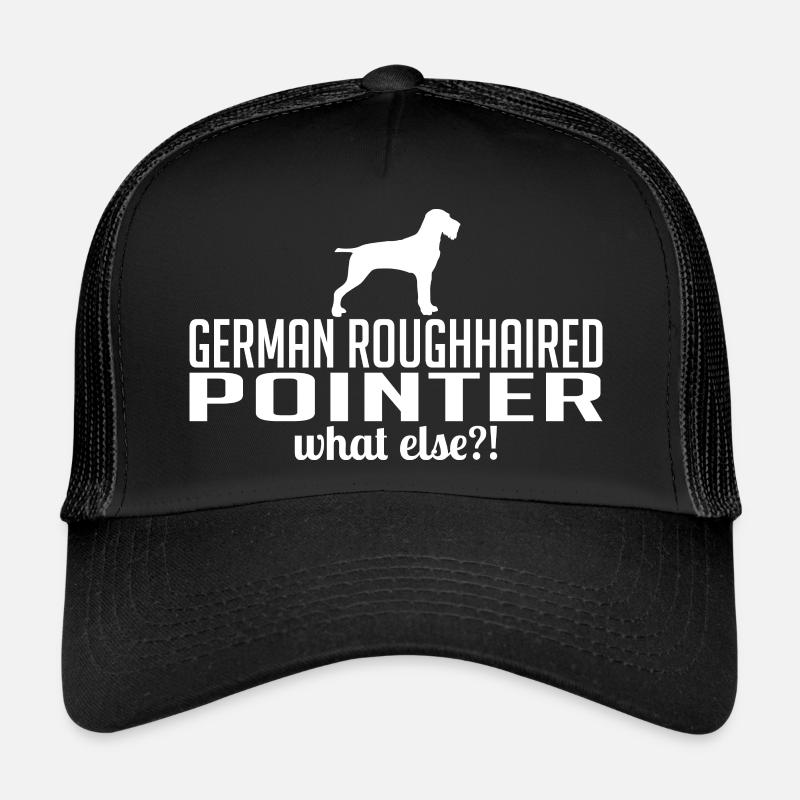 GERMAN ROUGHHAIRED POINTER what else Hund Wilsigns - Trucker Cap - Schwarz/Schwarz