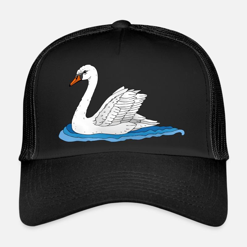 White bird Trucker Cap