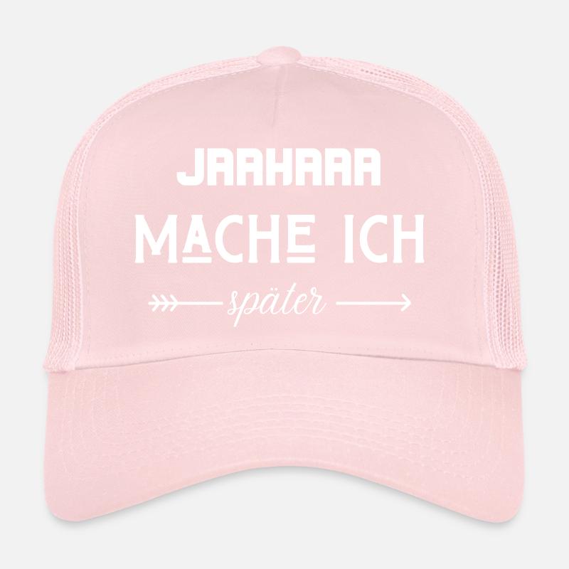 mache ich später Casquette trucker 