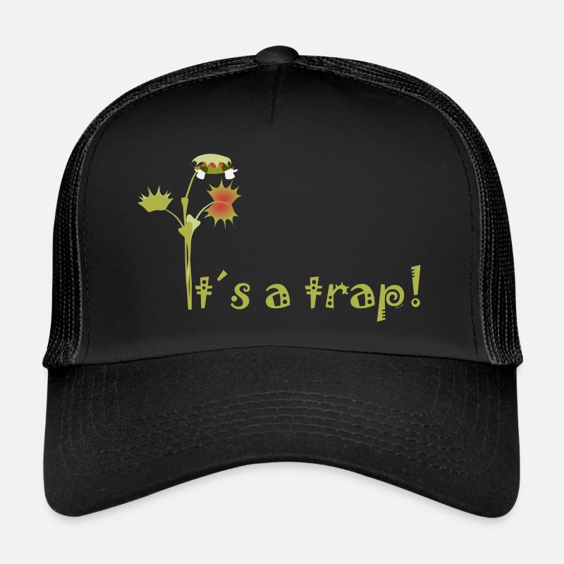 Venus flytrap - Trucker Cap - black/black