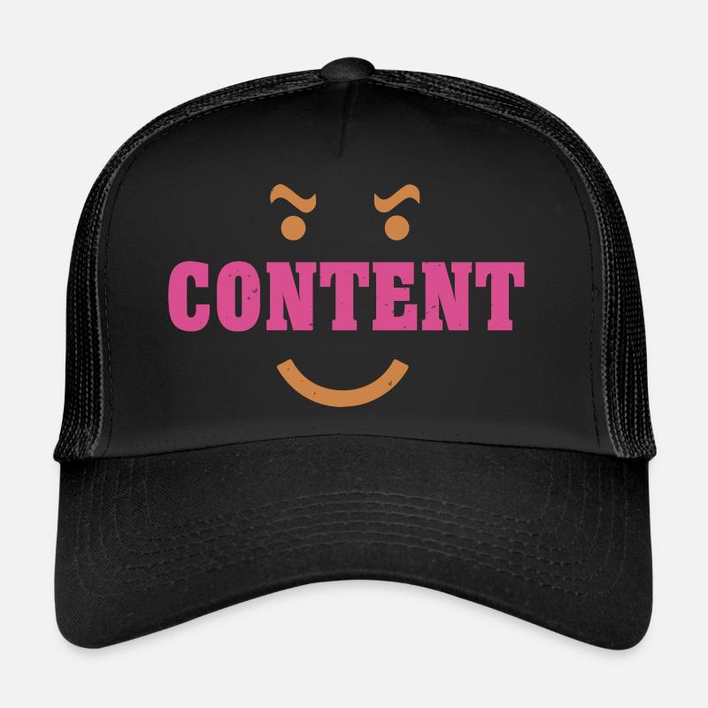CONTENT SMILE Trucker Cap