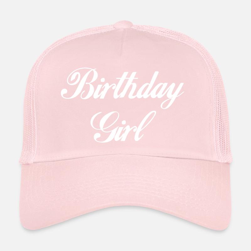 fille d’anniversaire Casquette trucker 