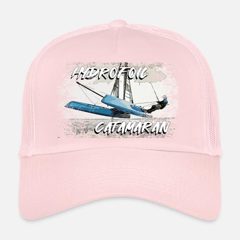 Hydroptère catamaran Casquette trucker 