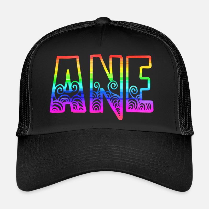 Ane RS Rainbow Trucker Cap