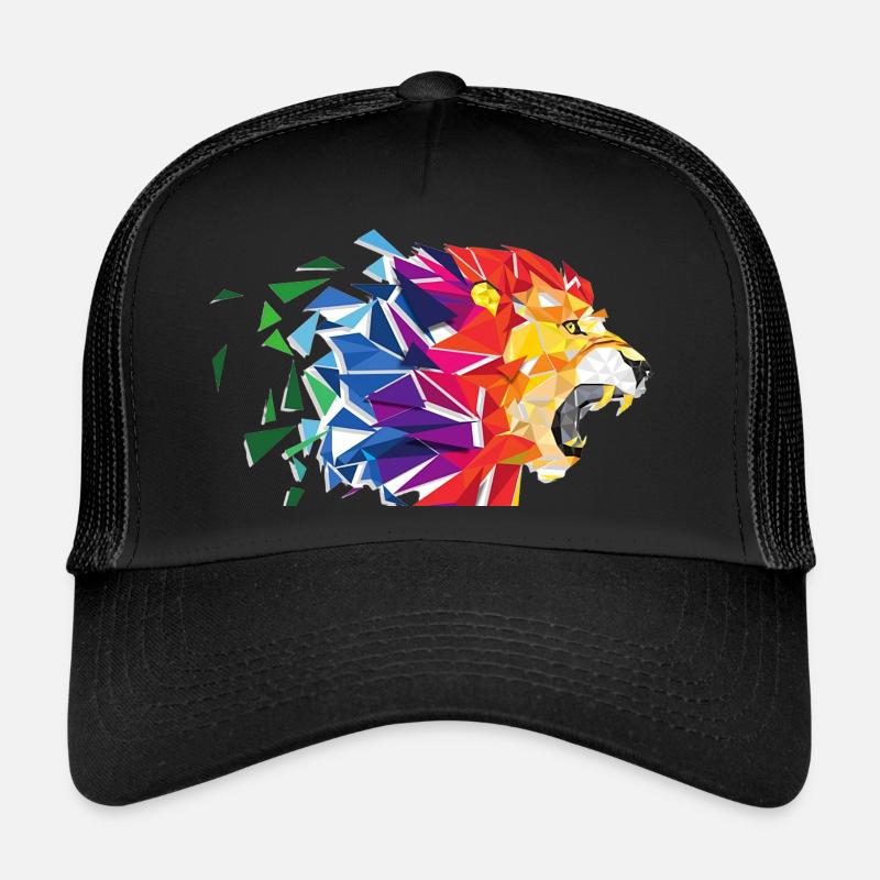 Löwe - Trucker Cap - Schwarz/Schwarz