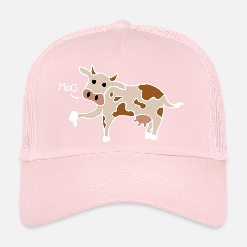 Muh / Buh-Kuh Daumen runter (Weiß) Trucker Cap