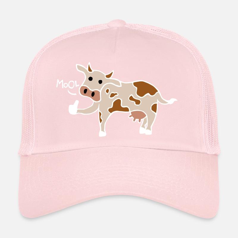 Mool / Cool Cow Thumbs Up (White) Trucker Cap