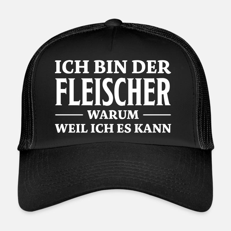 Fleischer Spruch Metzger Lustig Fleischer Geschenk Trucker Cap