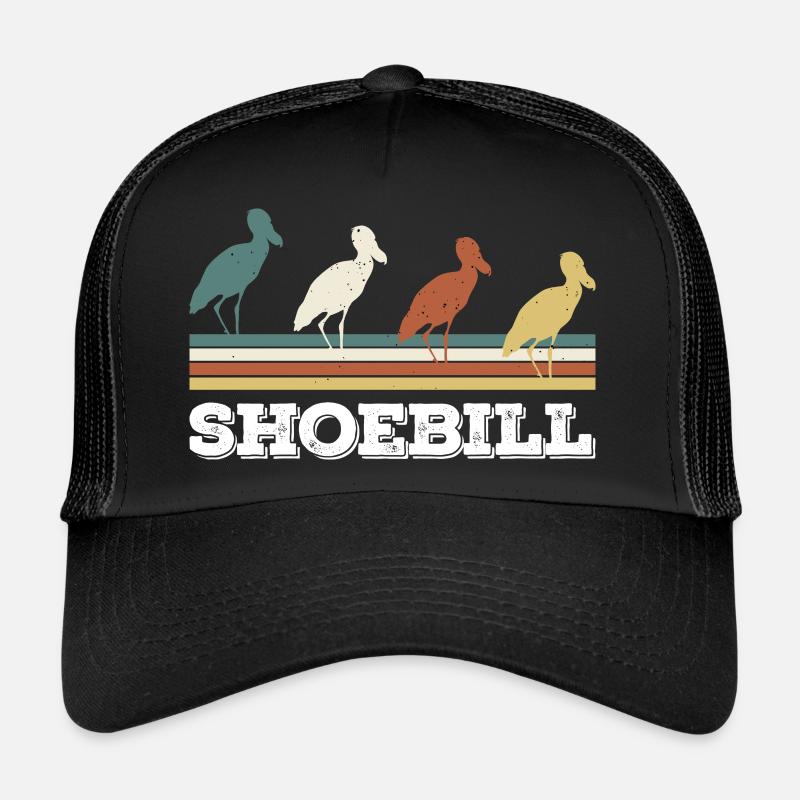 Shoebill Bird Ornithologist Forest I Gift Trucker Cap