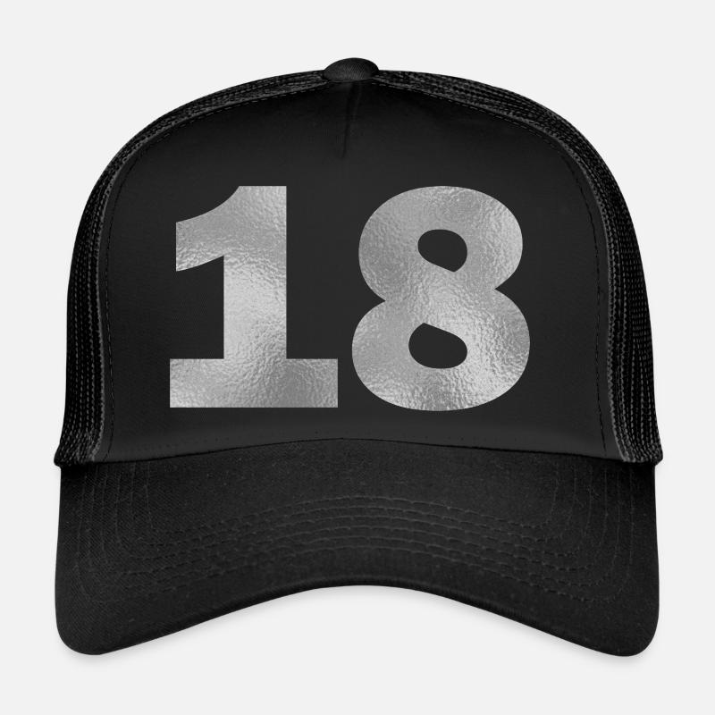 Anniversaire 18 ans Casquette trucker 