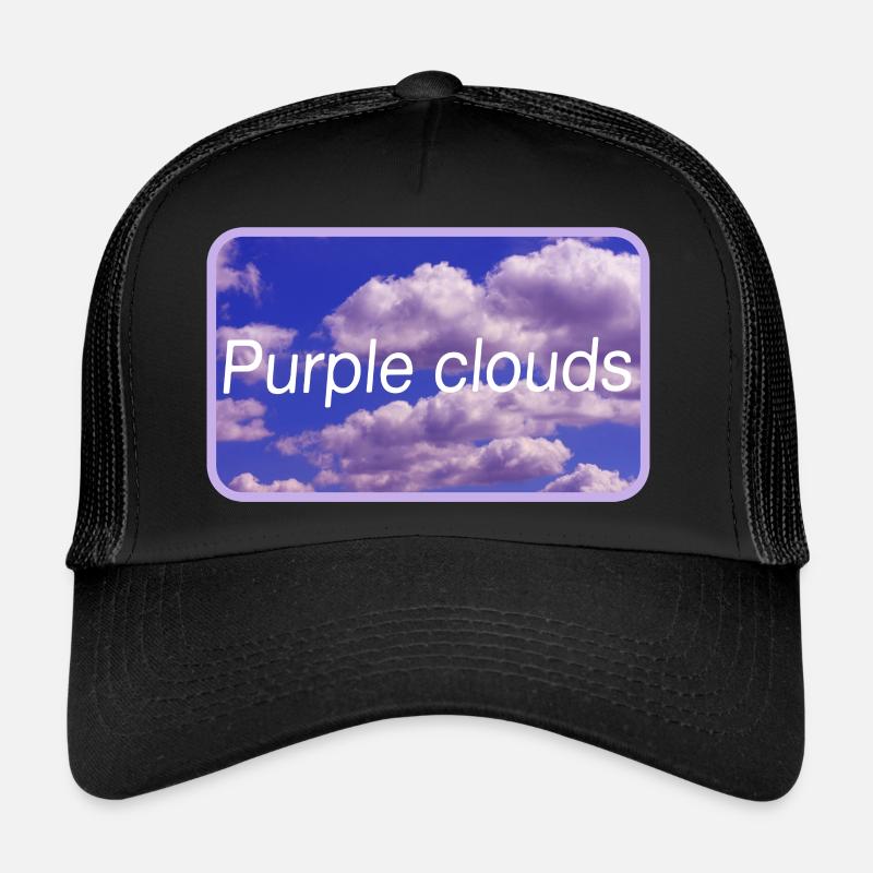 Purple clouds Trucker Cap