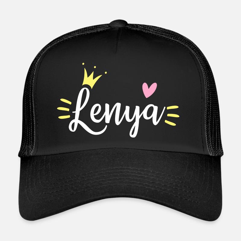 Couronne de nom Lenya Casquette trucker 