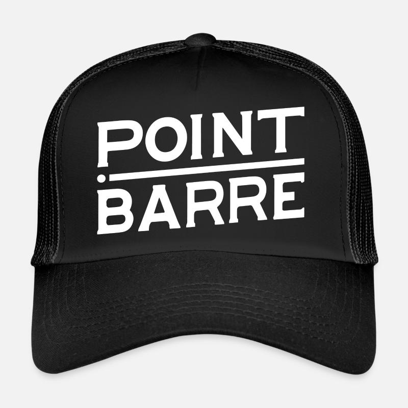 Point barre Casquette trucker 