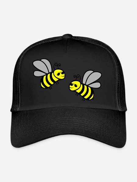Bee Cool 2 - Trucker Cap - black/black - Front
