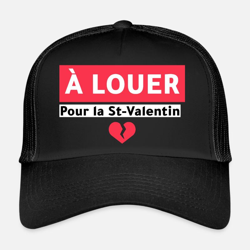 À louer pour la Saint Valentin. Casquette trucker 