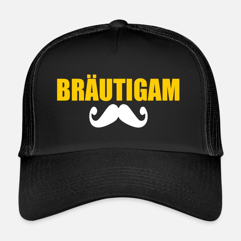 Bräutigam - Trucker Cap - Schwarz/Schwarz