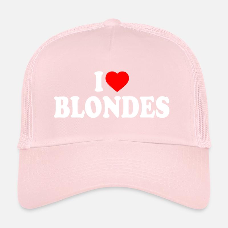 I love blondes Casquette trucker 