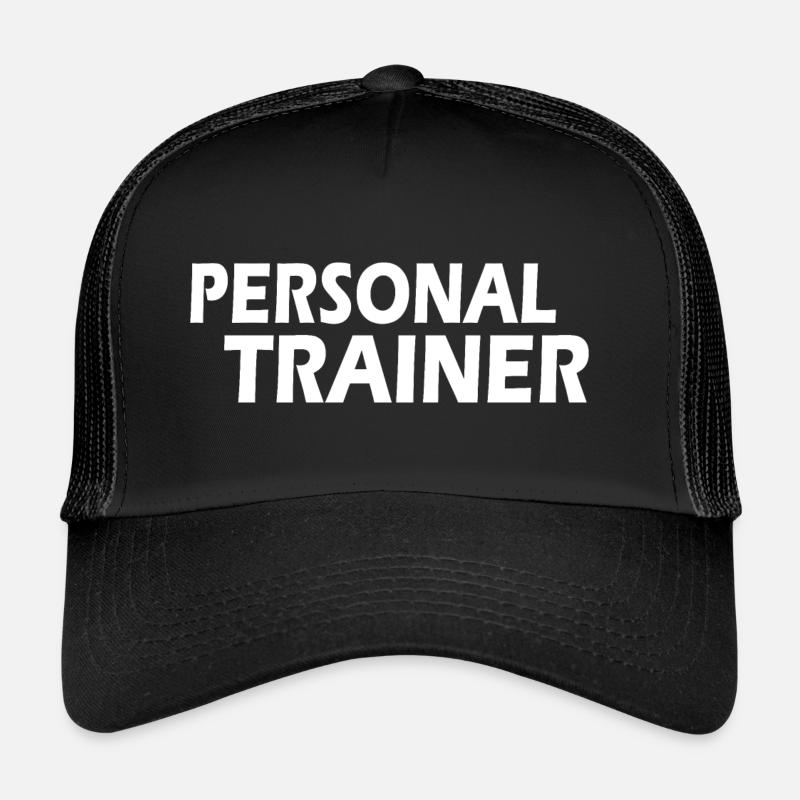 Personal trainer - Casquette trucker - noir/noir