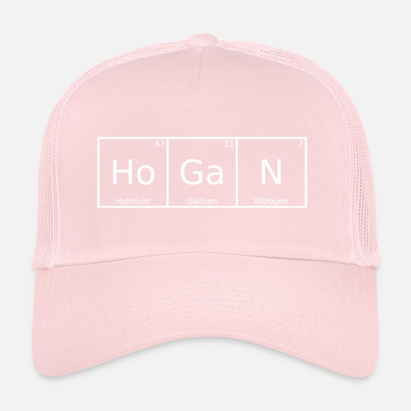 Hogan Nom Prénom Chimie Éléments du tableau périodique Casquette trucker 
