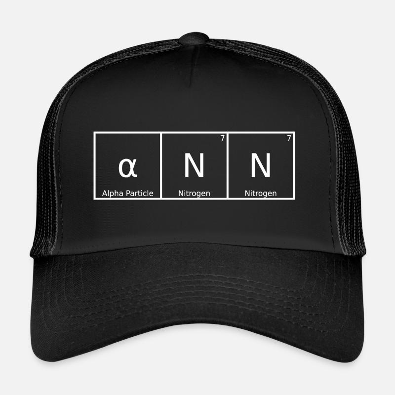 Ann Nom Prénom Chimie Éléments du tableau périodique Casquette trucker 