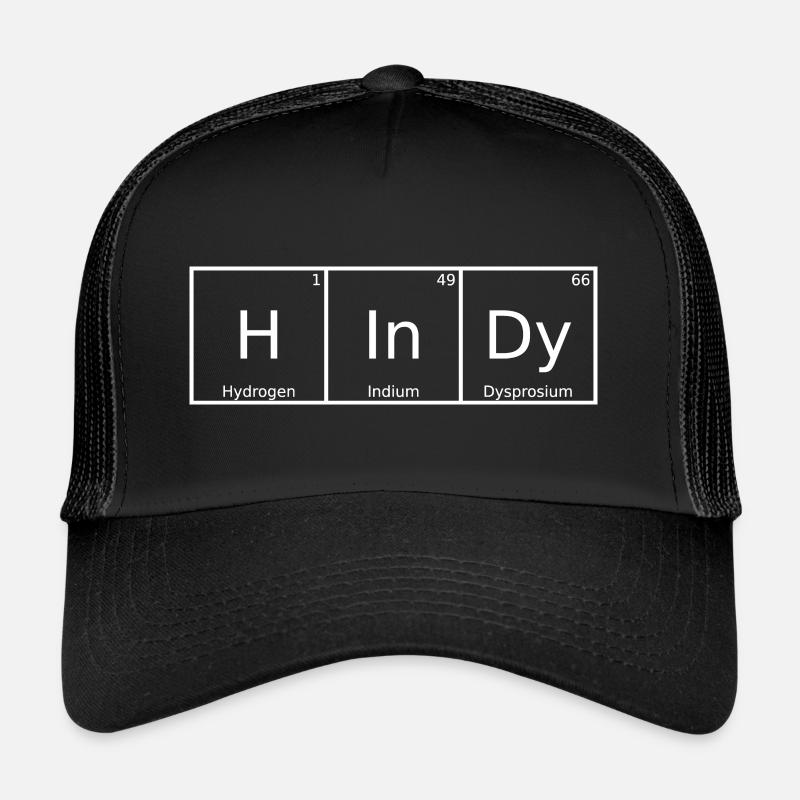 Hindy Name First Name Chemistry Periodic Table Elements Trucker Cap