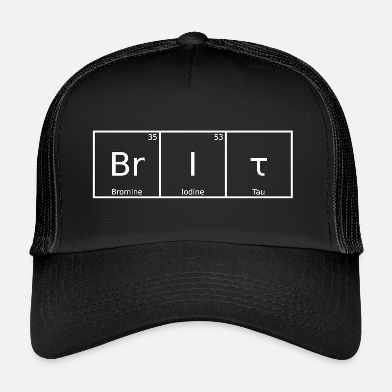 Brit Name Prénom Chimie Éléments du tableau périodique Casquette trucker 