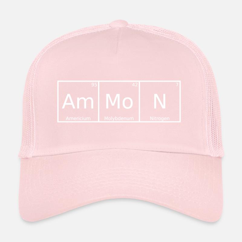Ammon Nom Prénom Chimie Tableau périodique Éléments Casquette trucker 