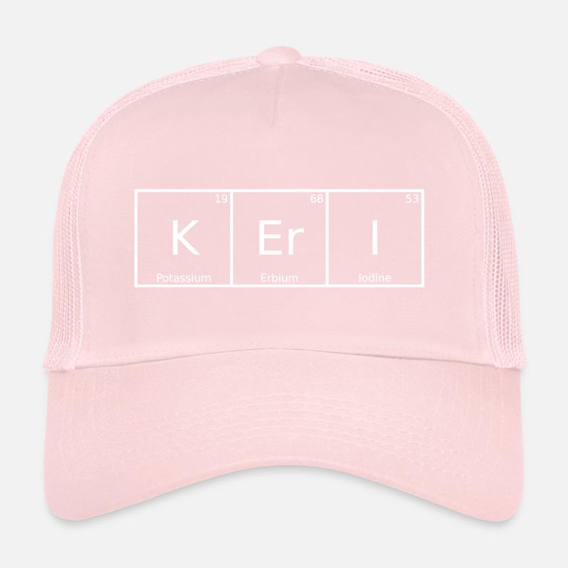 Keri Name First Name Chemistry Periodic Table Elements Trucker Cap