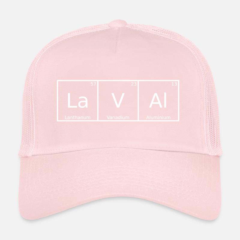 Laval Name First Name Chemistry Periodic Table Elements Trucker Cap
