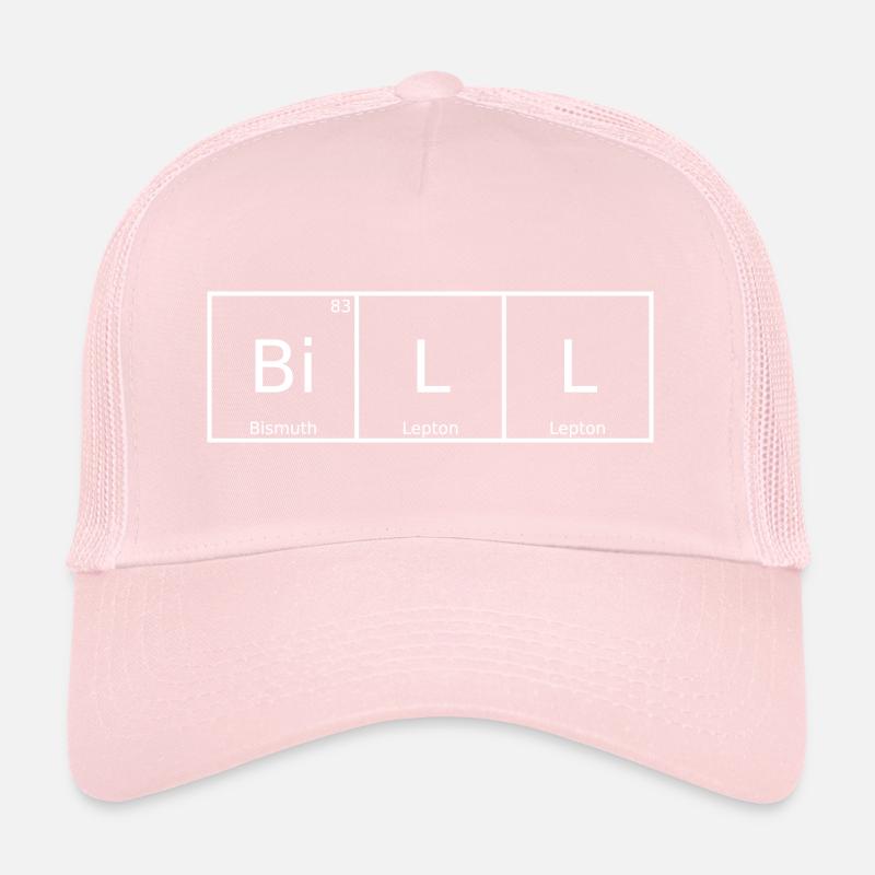 Bill Surname First Name Chemistry Periodic Table Elements Trucker Cap