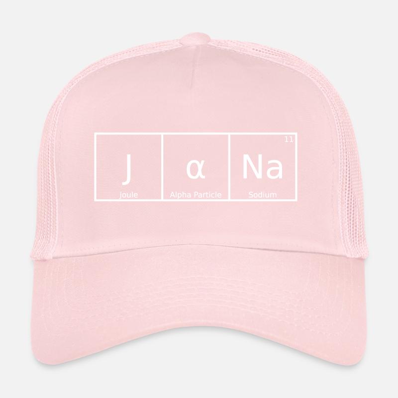 Jana Nom Prénom Chimie Tableau périodique Éléments Casquette trucker 