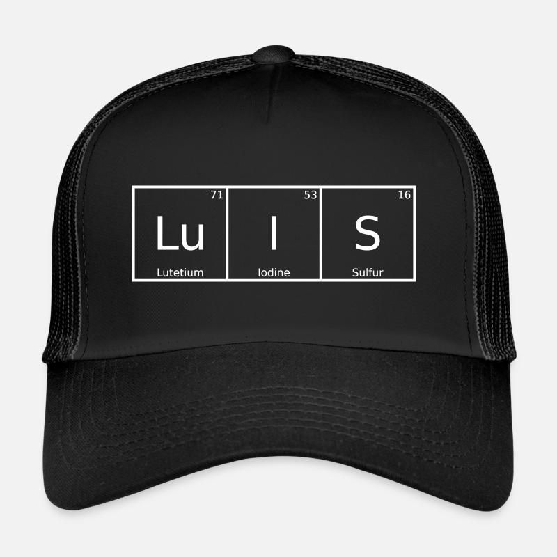 Luis Name Vorname Chemie Periodensystem Elemente Trucker Cap