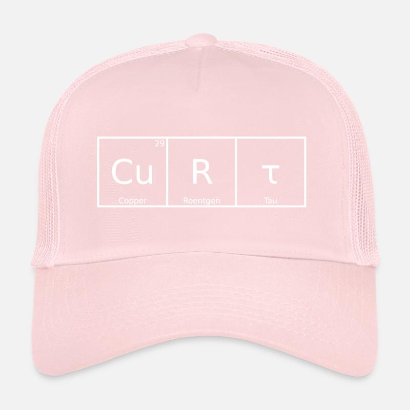 Curt Nom Prénom Chimie Tableau périodique Éléments Casquette trucker 
