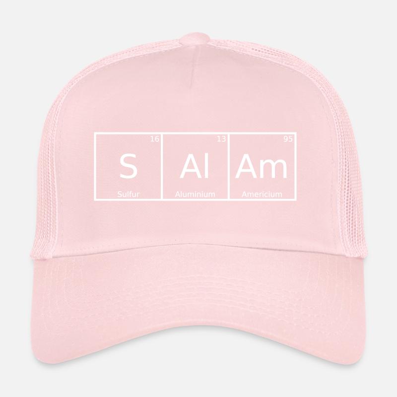 Salam Last Name First Name Chemistry Periodic Table Elements Trucker Cap